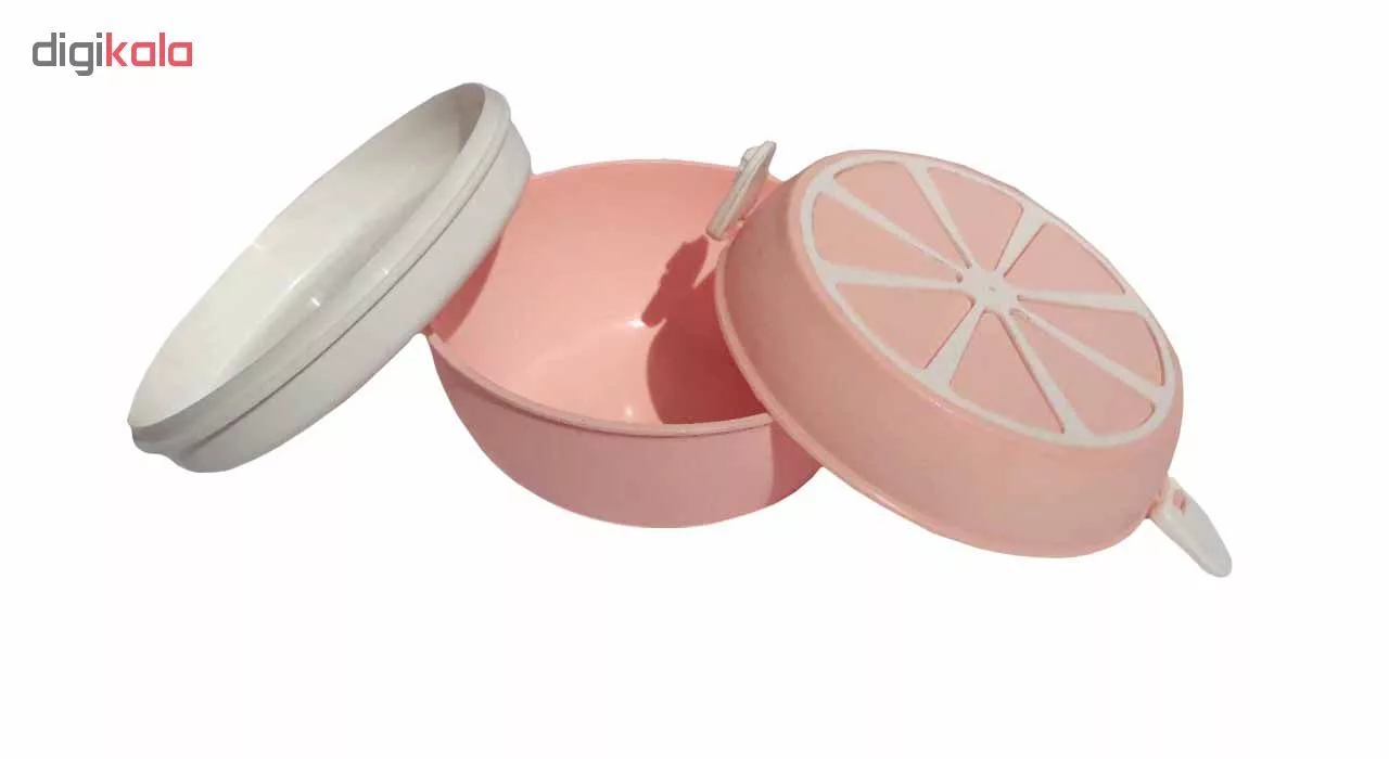 ظرف نگهدارنده سه تکه طرح پرتقال کد 0005