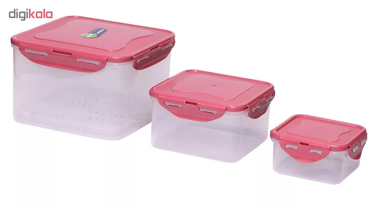 ظرف نگهدارنده لیمون مدل 7065 مجموعه 3 عددی