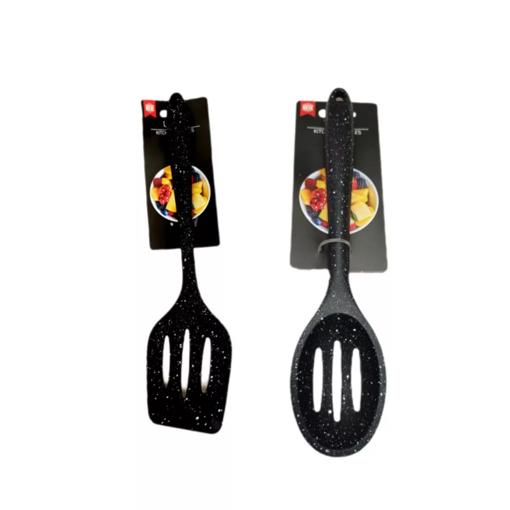 سرویس کفگیر و ملاقه ۲ پارچه مدل سیلیکونی کهکشانی کد Z_06