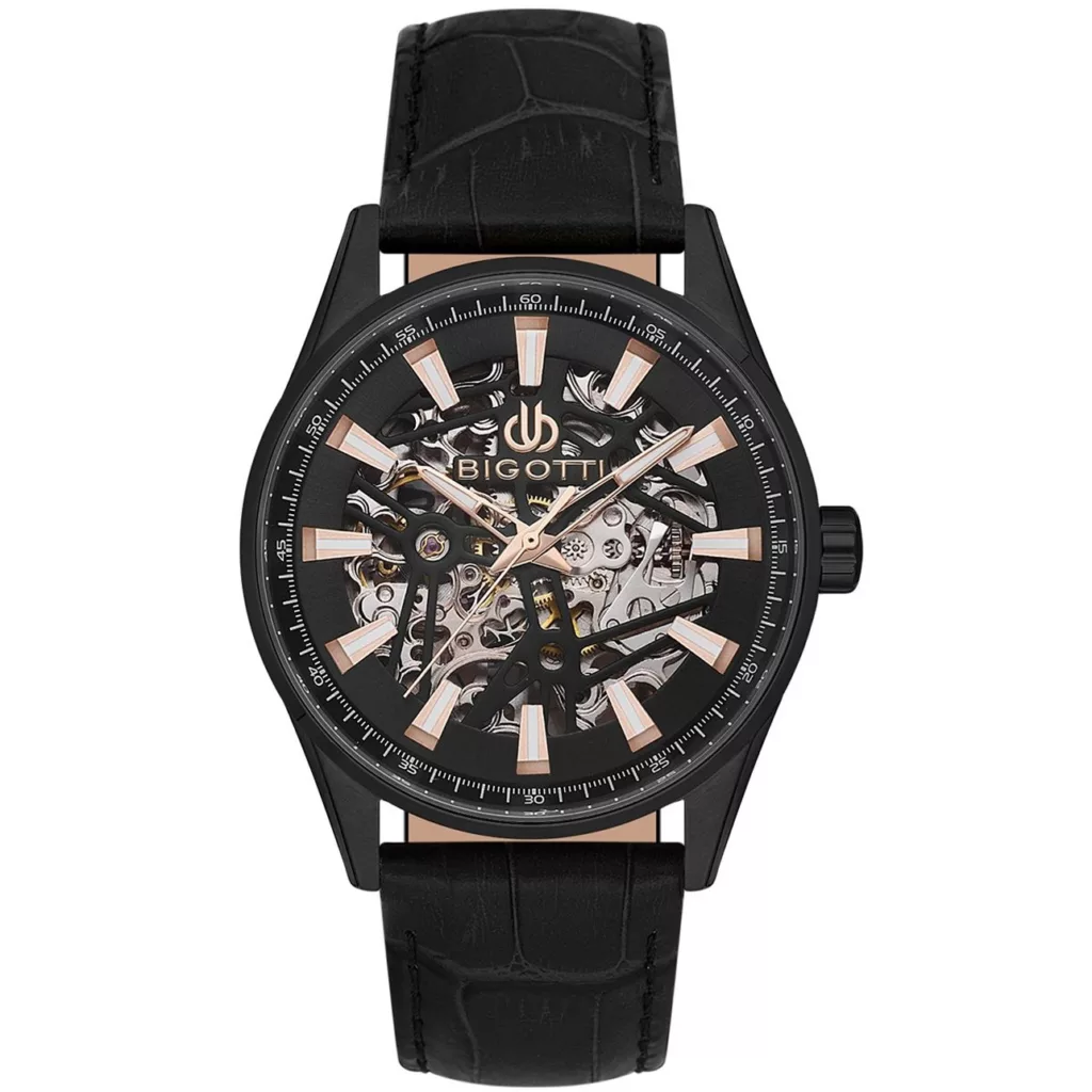 ساعت مچی عقربه‌ای اتوماتیک مردانه بیگوتی مدل BG.1.10595-5
