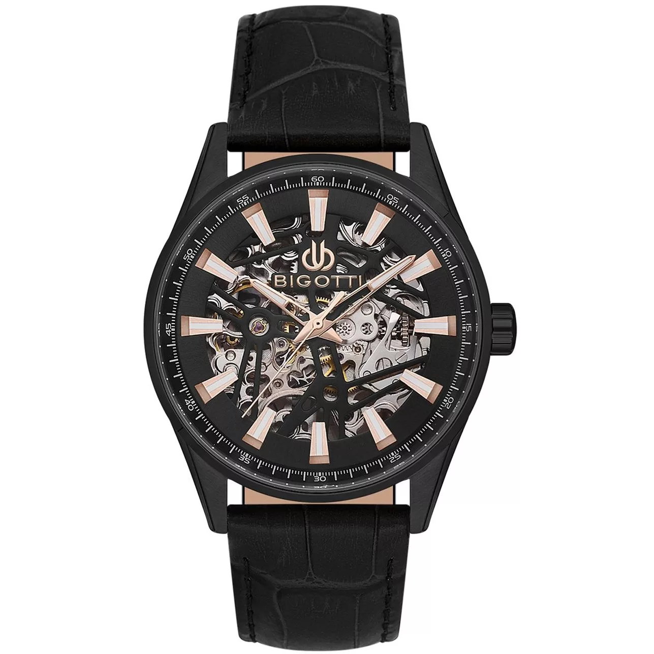 ساعت مچی عقربه‌ای اتوماتیک مردانه بیگوتی مدل BG.1.10595-5