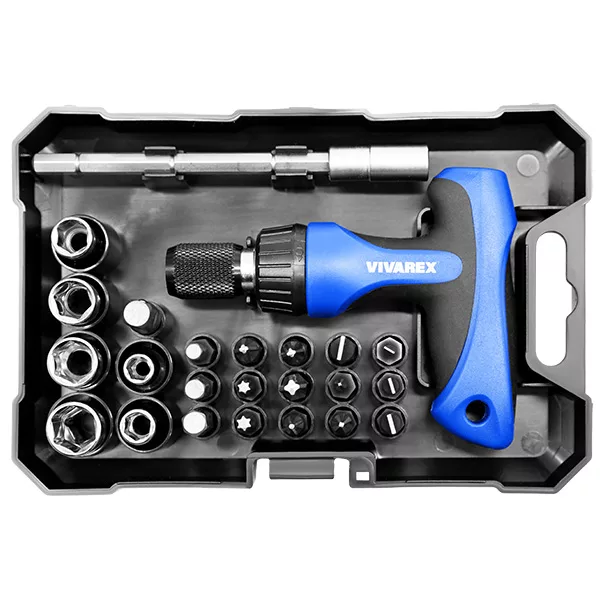 سری پیچ گوشتی دو سر چهار سو ویوارکس مدل VR2465-SD بسته 24 عددی