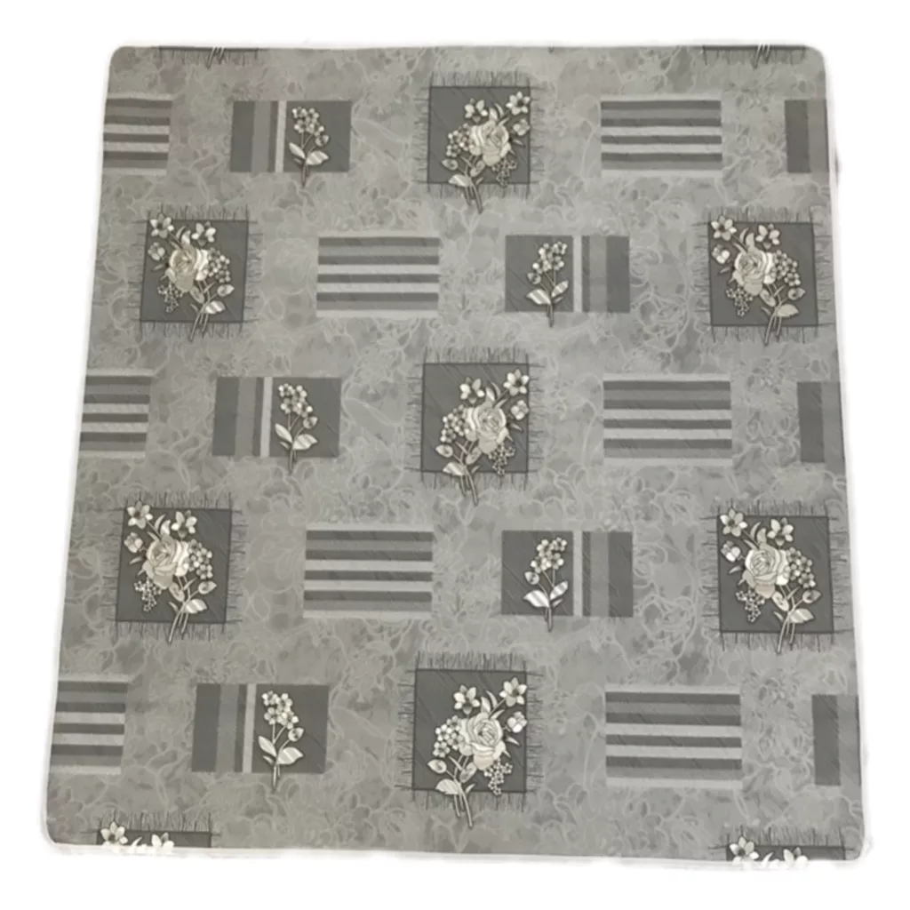 سفره 4 نفره مدل لایت طرح پشت نخی سایز 100×100 سانتی متر کد 05