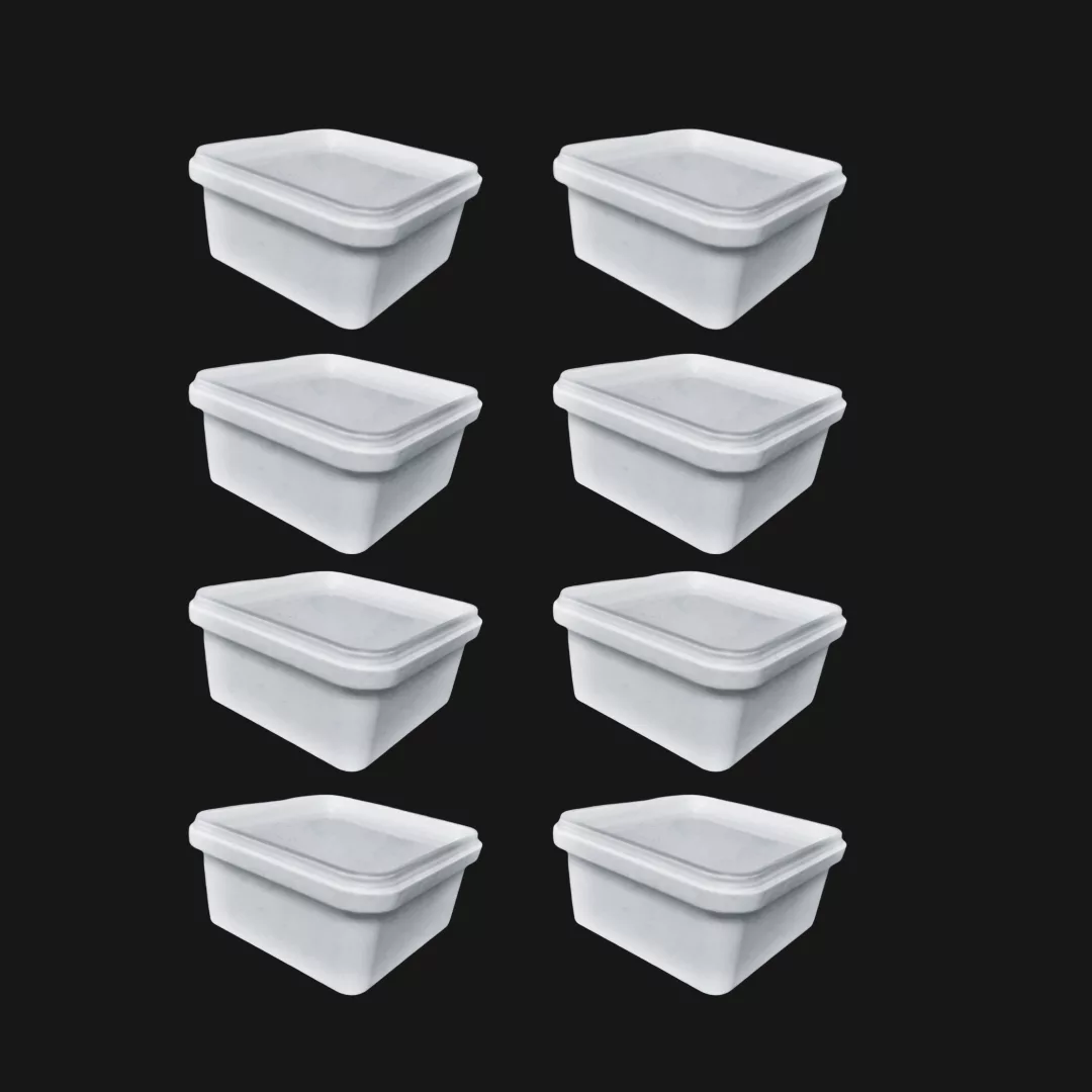 ظرف نگهدارنده مدل فریزری کد 260cc مجموعه 8 عددی