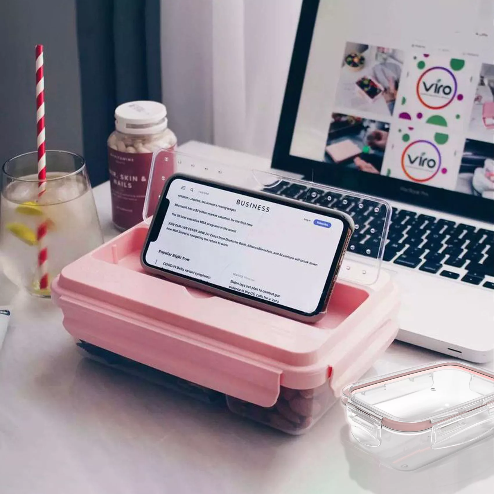 ظرف غذا ویرو کد 3 مجموعه 2 عددی