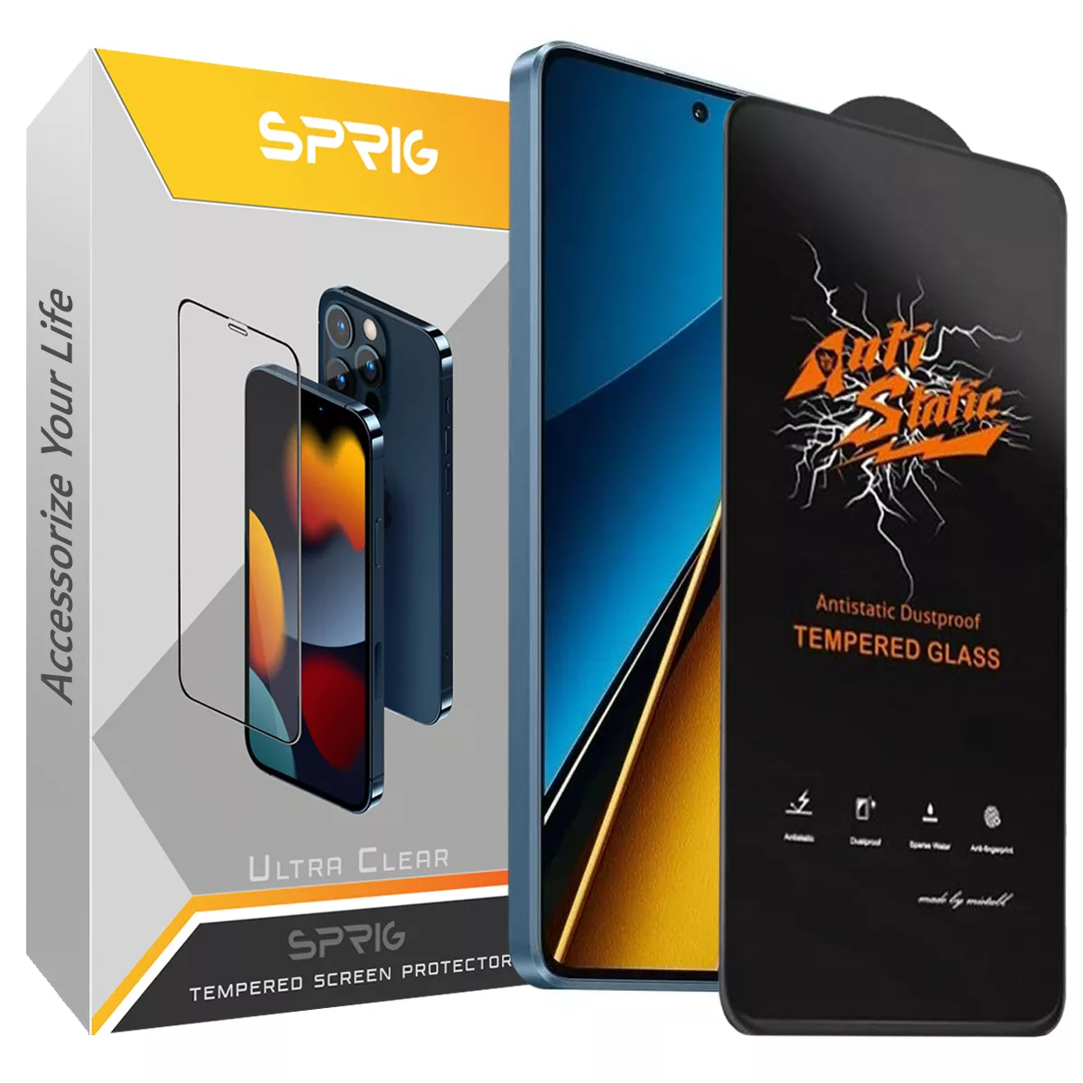 محافظ صفحه نمایش اسپریگ مدل Antis مناسب برای گوشی موبایل سامسونگ Galaxy S25 FE