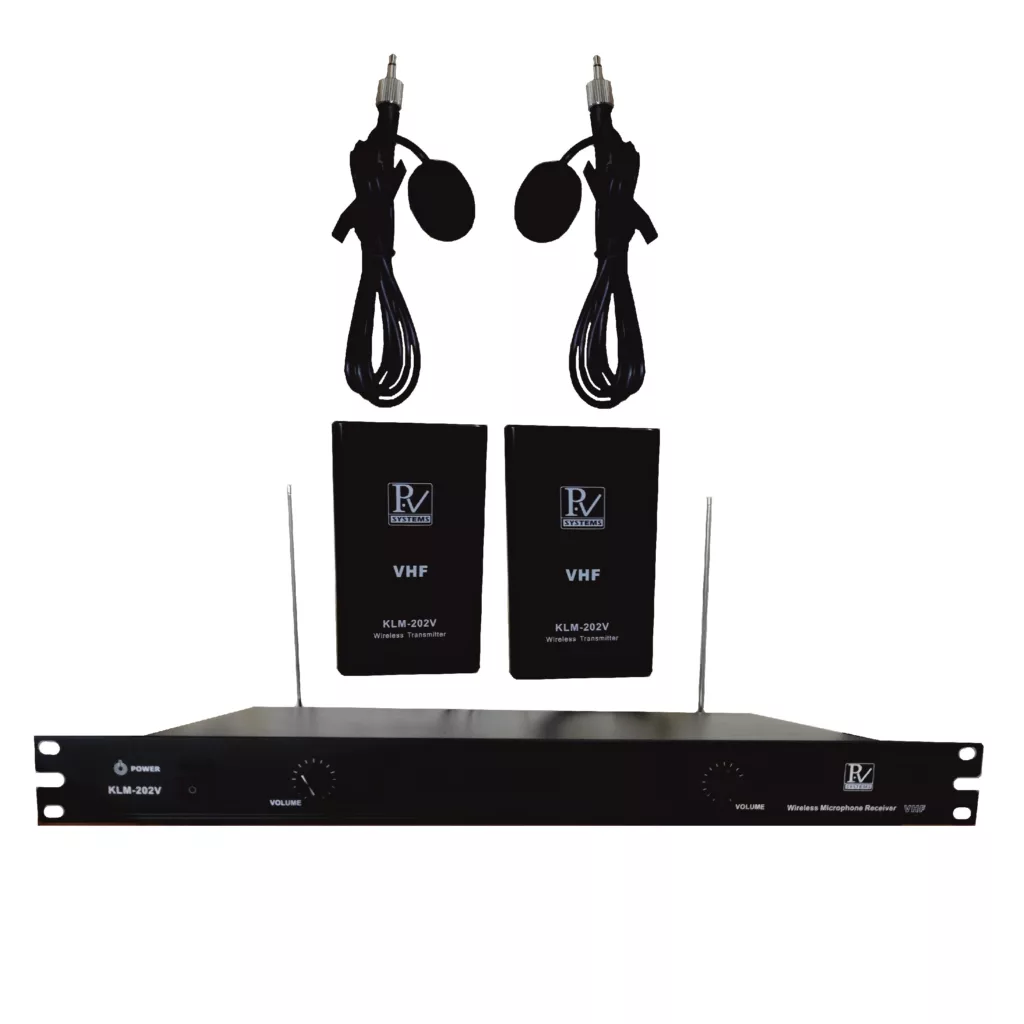 میکروفن بی سیم پی وی سیستم مدل KLM-202V