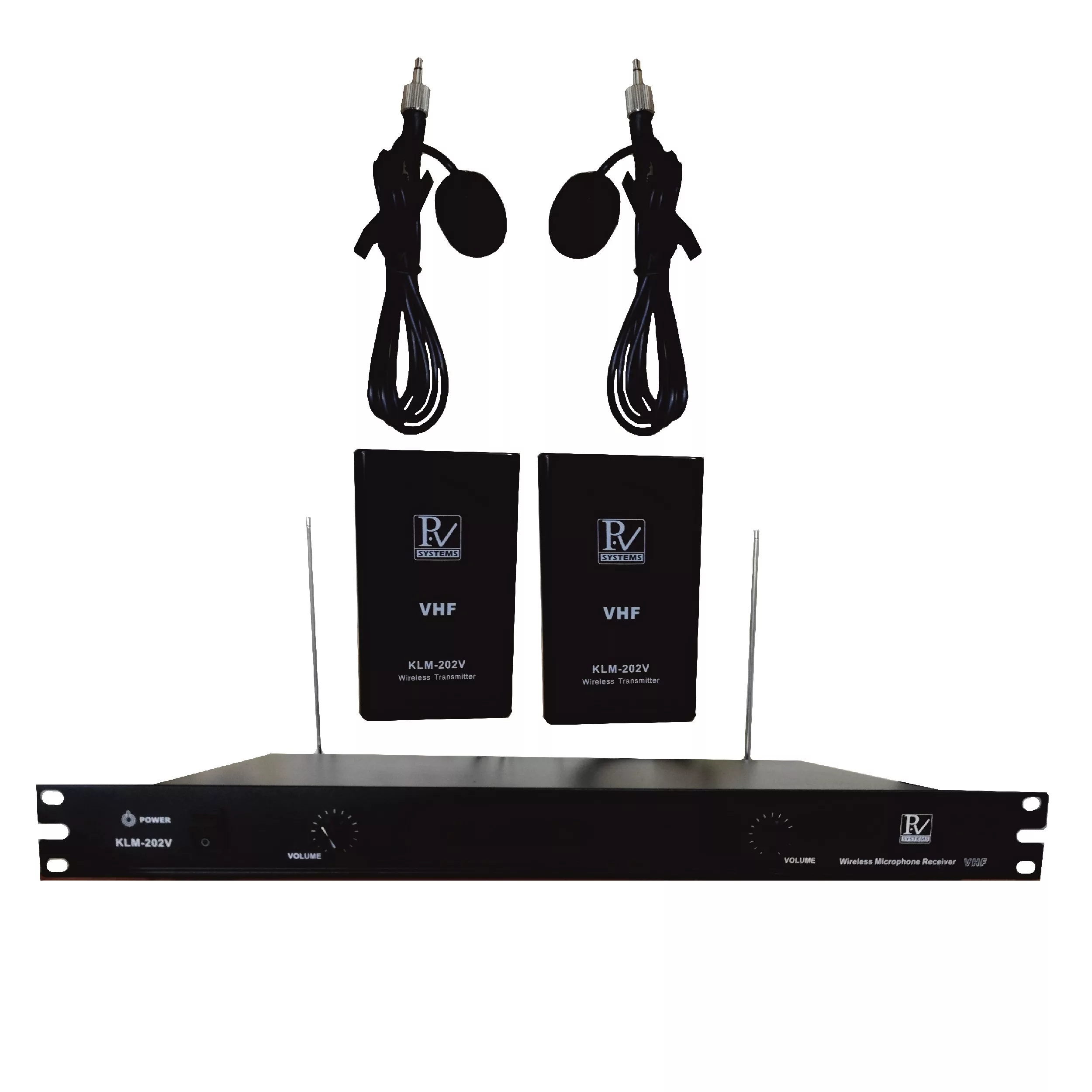 میکروفن بی سیم پی وی سیستم مدل KLM-202V