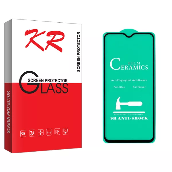 محافظ صفحه نمایش سرامیکی کی آر مدل +HD مناسب برای گوشی موبایل سامسونگ Galaxy A50