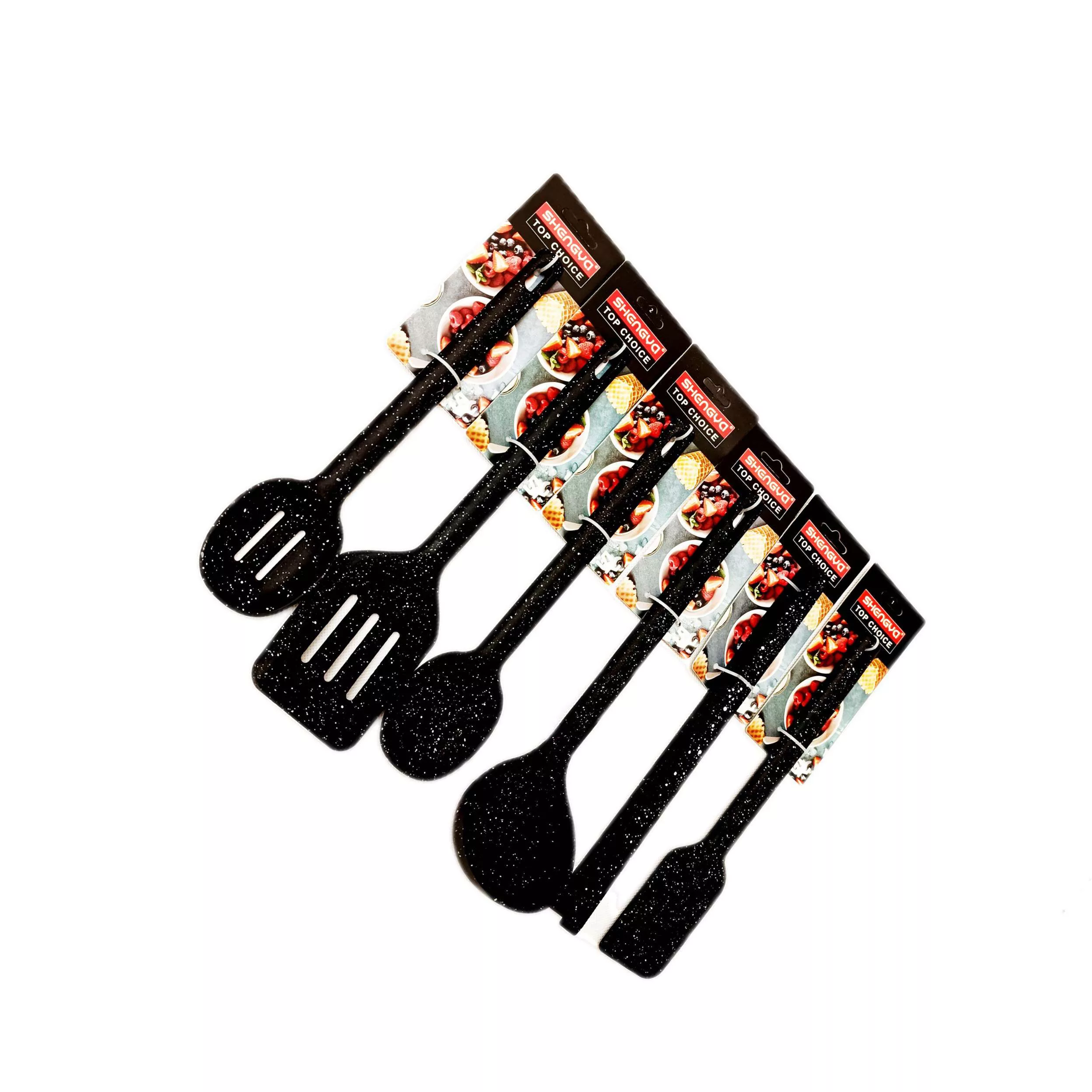 سرویس کفگیر و ملاقه 6 پارچه شنگیا مدل سیلیکونی سرویس کفگیر و ملاقه 6 پارچه شنگیا مدل سیلیکونی