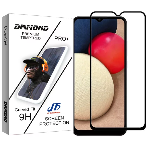 محافظ صفحه نمایش سرامیکی جی اف مدل Diamond glass مناسب برای گوشی موبایل سامسونگ Galaxy A02