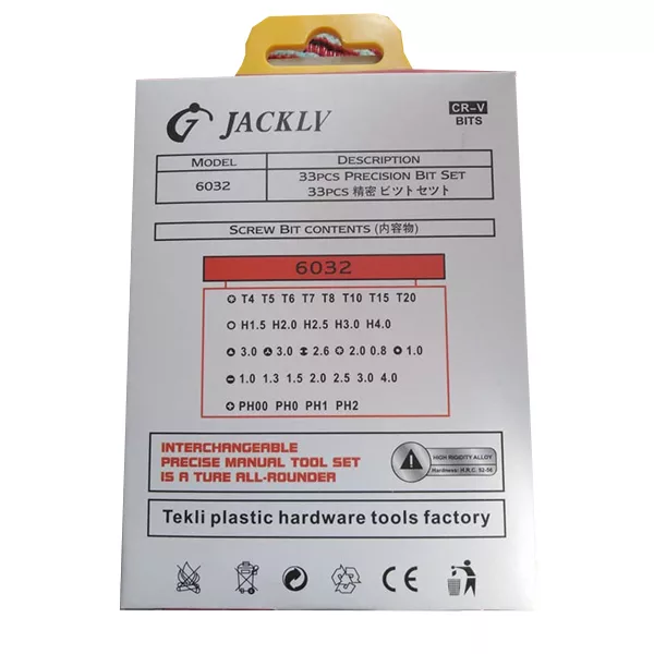 مجموعه 32 عددی سری پیچ گوشتی جک لی مدل jk-6032