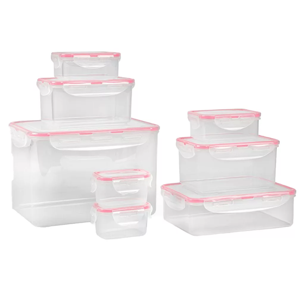 ظرف نگهدارنده لیمون مدل مستطیل کد TP16 مجموعه 8 عددی