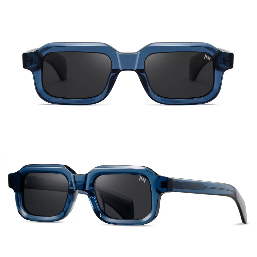 عینک آفتابی مربعی آلبرت وگ مدل S32132C4 Acetate Avantgarde Visionary