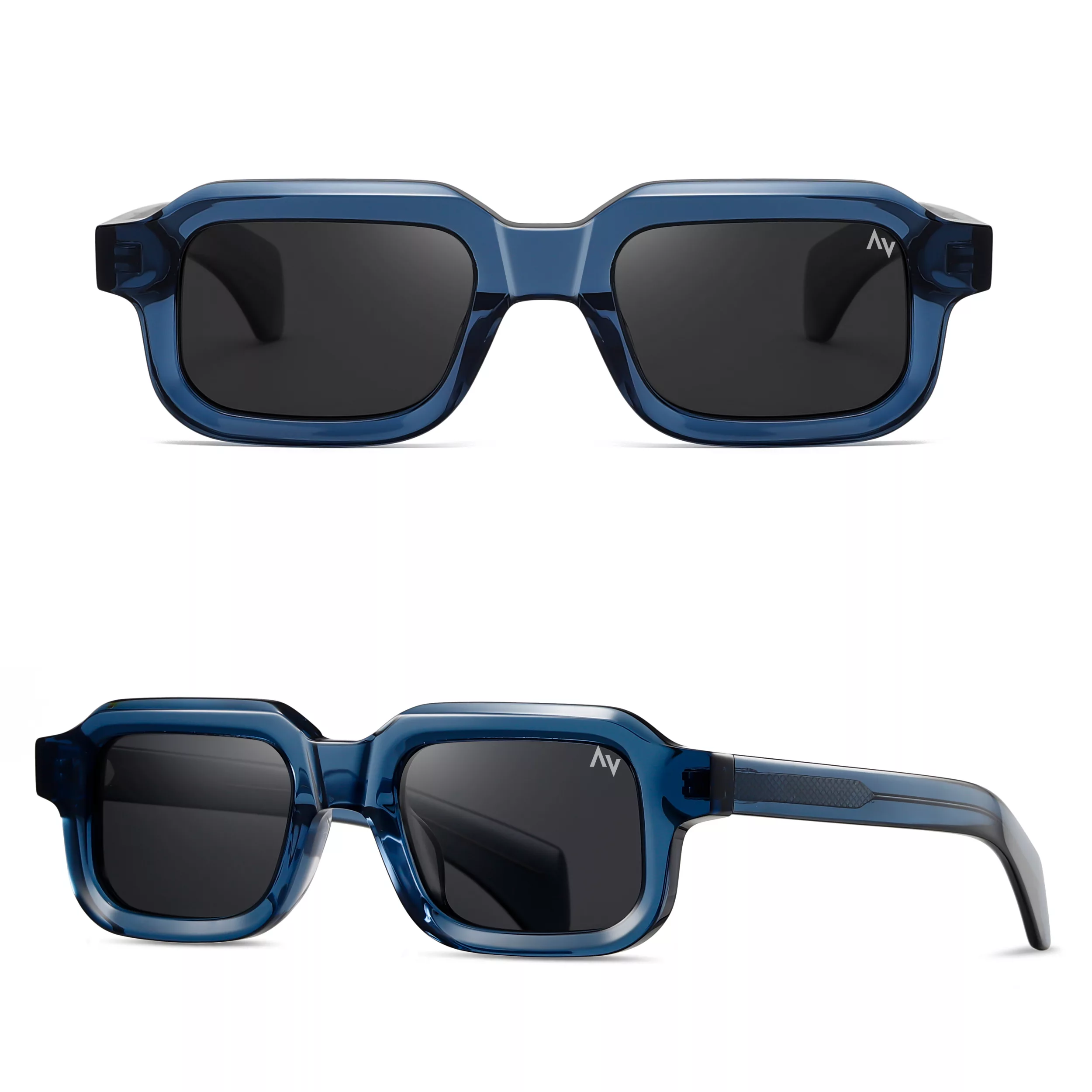 عینک آفتابی مربعی آلبرت وگ مدل S32132C4 Acetate Avantgarde Visionary