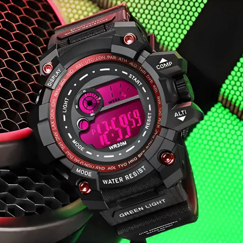 ساعت مچی دیجیتال مردانه مدل تک زمانه 012