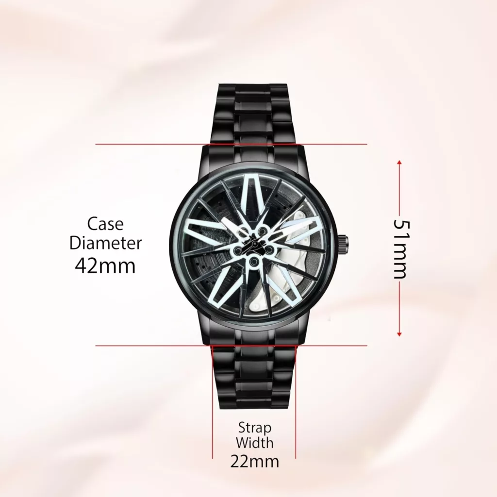 ساعت مچی عقربه‌ای کوارتز مردانه مدل اسپرت صفحه رینگ چرخان کد Sh۳