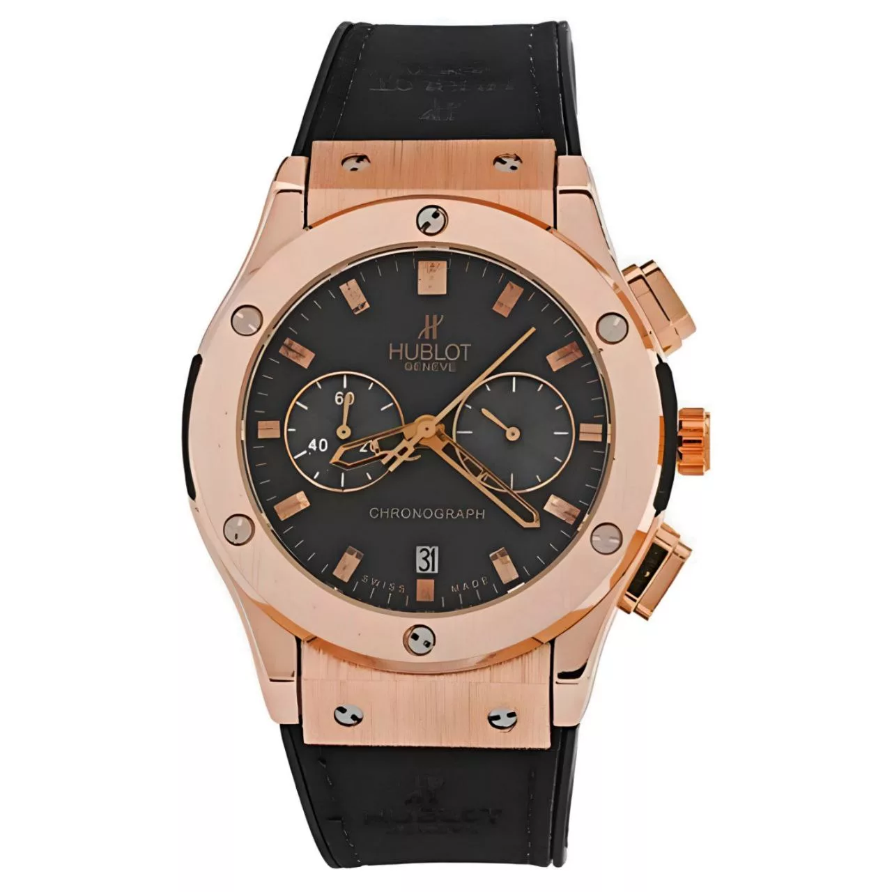 ساعت مچی عقربه‌ای مردانه مدل Hub_سه موتور فعال کورنوگراف03