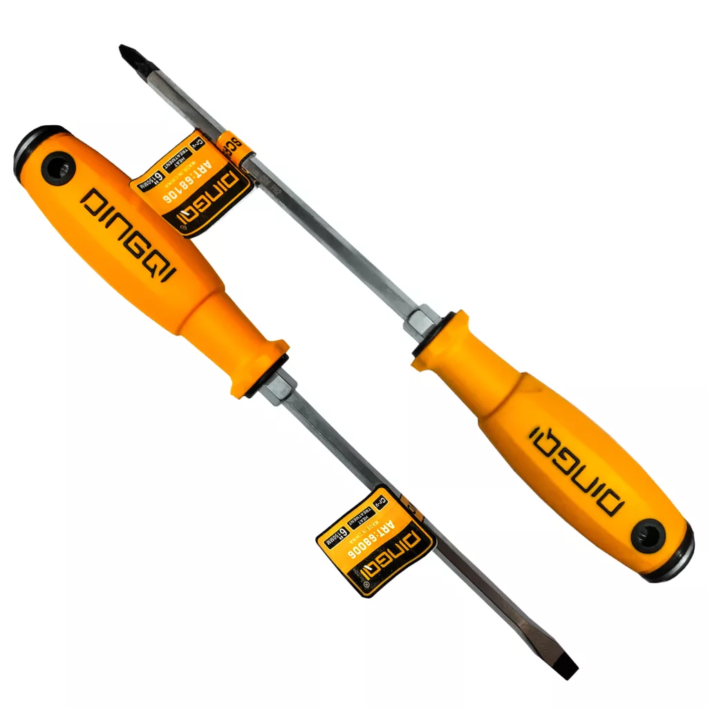 پیچ گوشتی ضربه خور دینگشی مدل ATRO – 19964 بسته 2 عددی