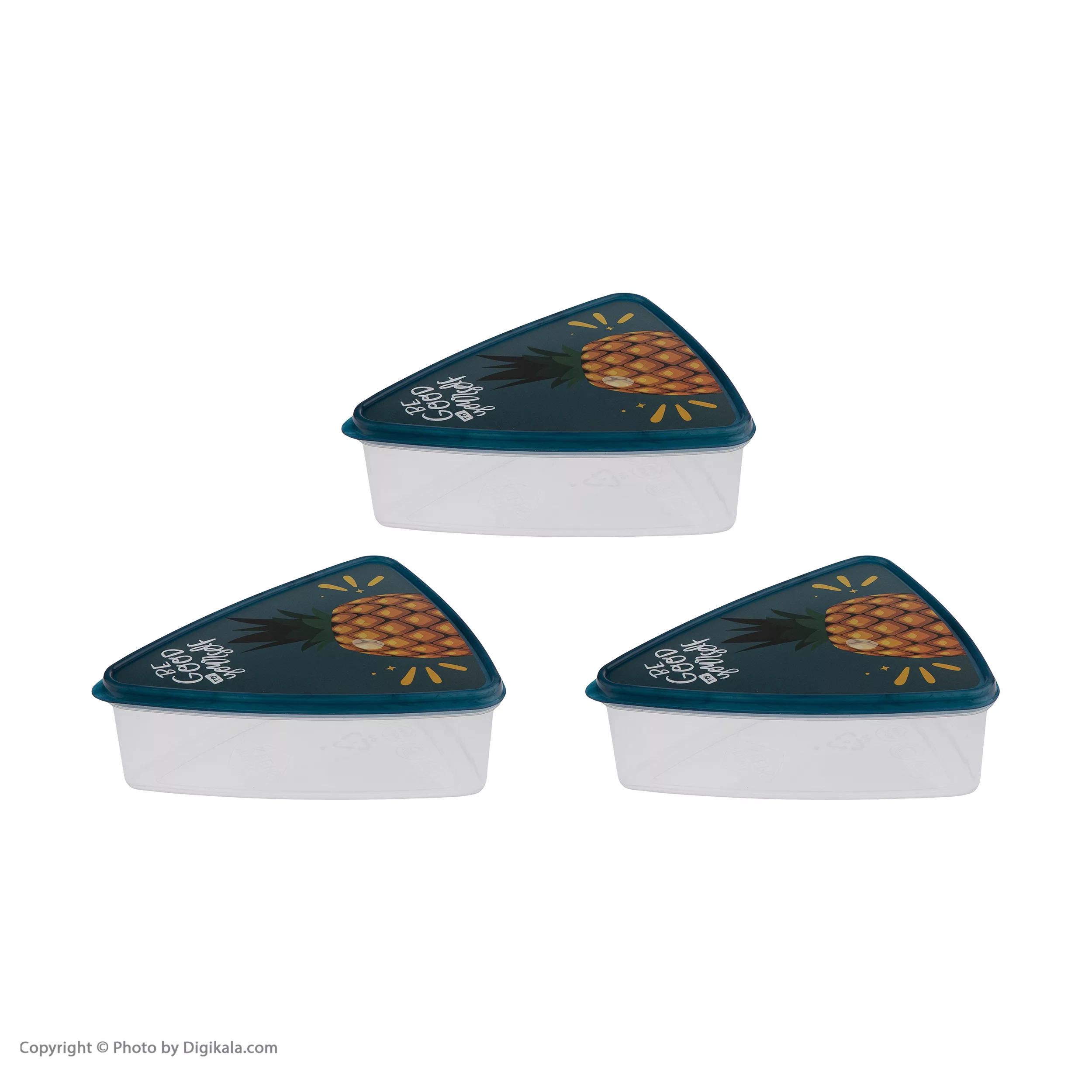 ظرف نگهدارنده فرش کیپس مدل آناناس بسته 3 عددی