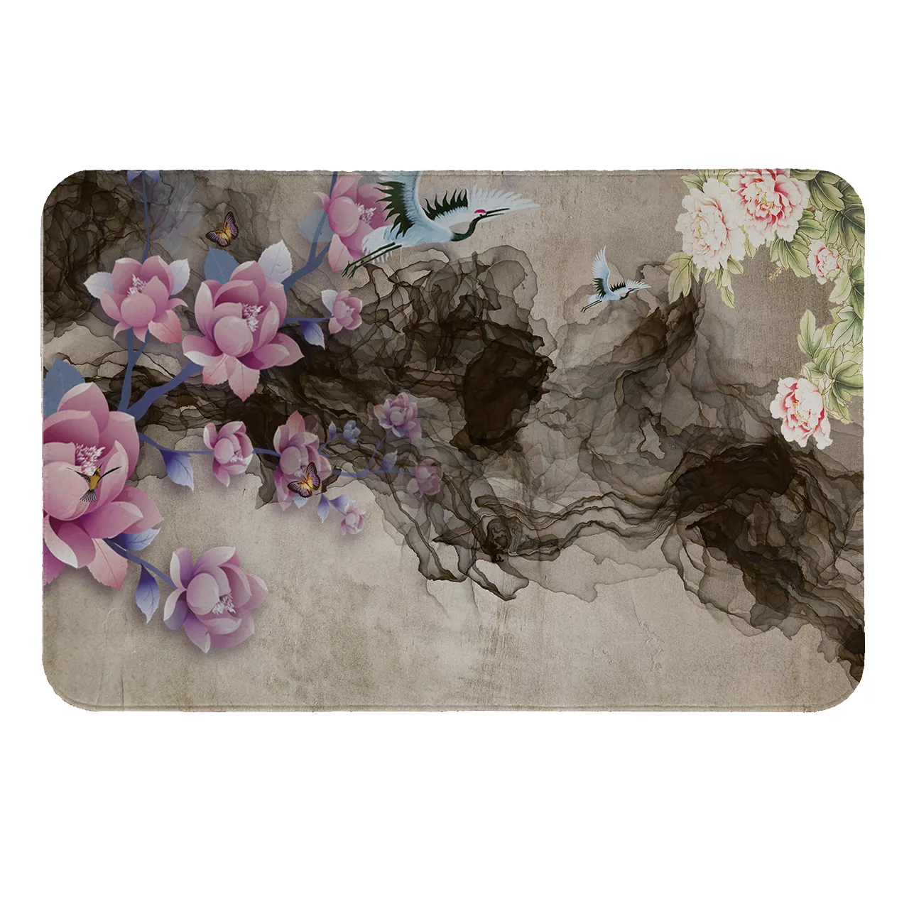 پادری طرح گل کد 6050 سایز 80 × 50 سانتی متر