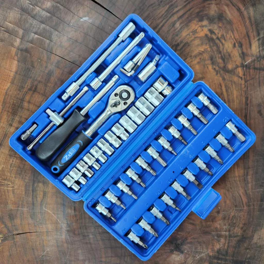 جعبه بکس بی پی زد مدل BPZ4003 مجموعه 46 عددی