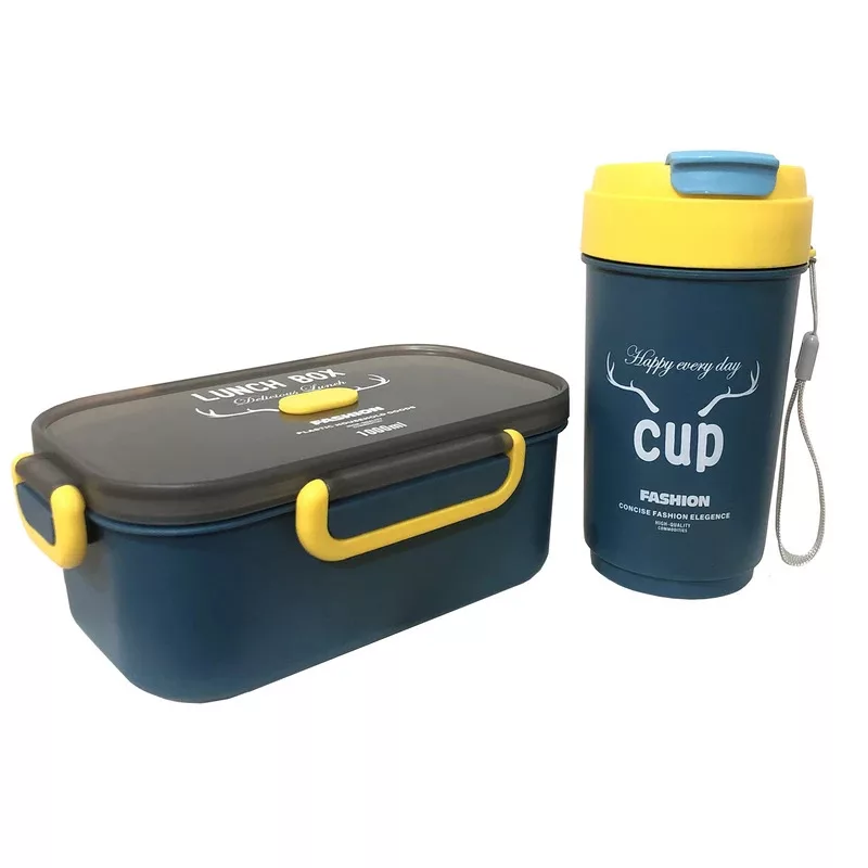 ظرف غذا مدل FASHION CUP به همراه ماگ درب دار و قاشق