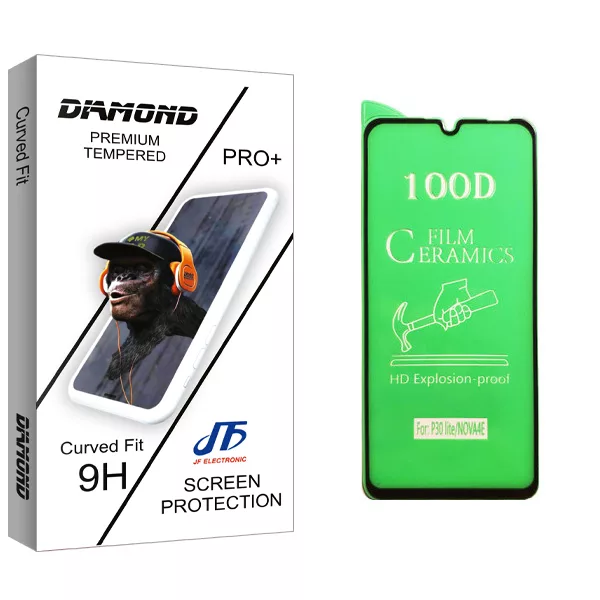 محافظ صفحه نمایش سرامیکی جی اف مدل Diamond glass مناسب برای گوشی موبایل هوآوی P 30 lite