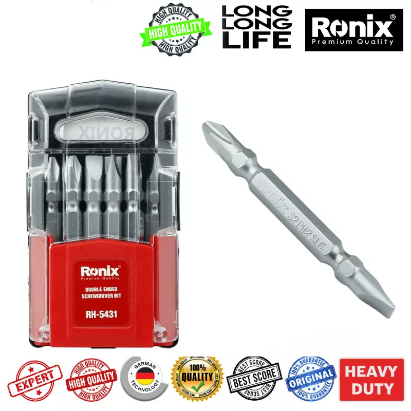 سرپیچ گوشتی رونیکس  کد RIX5431 مجموعه 10 عددی