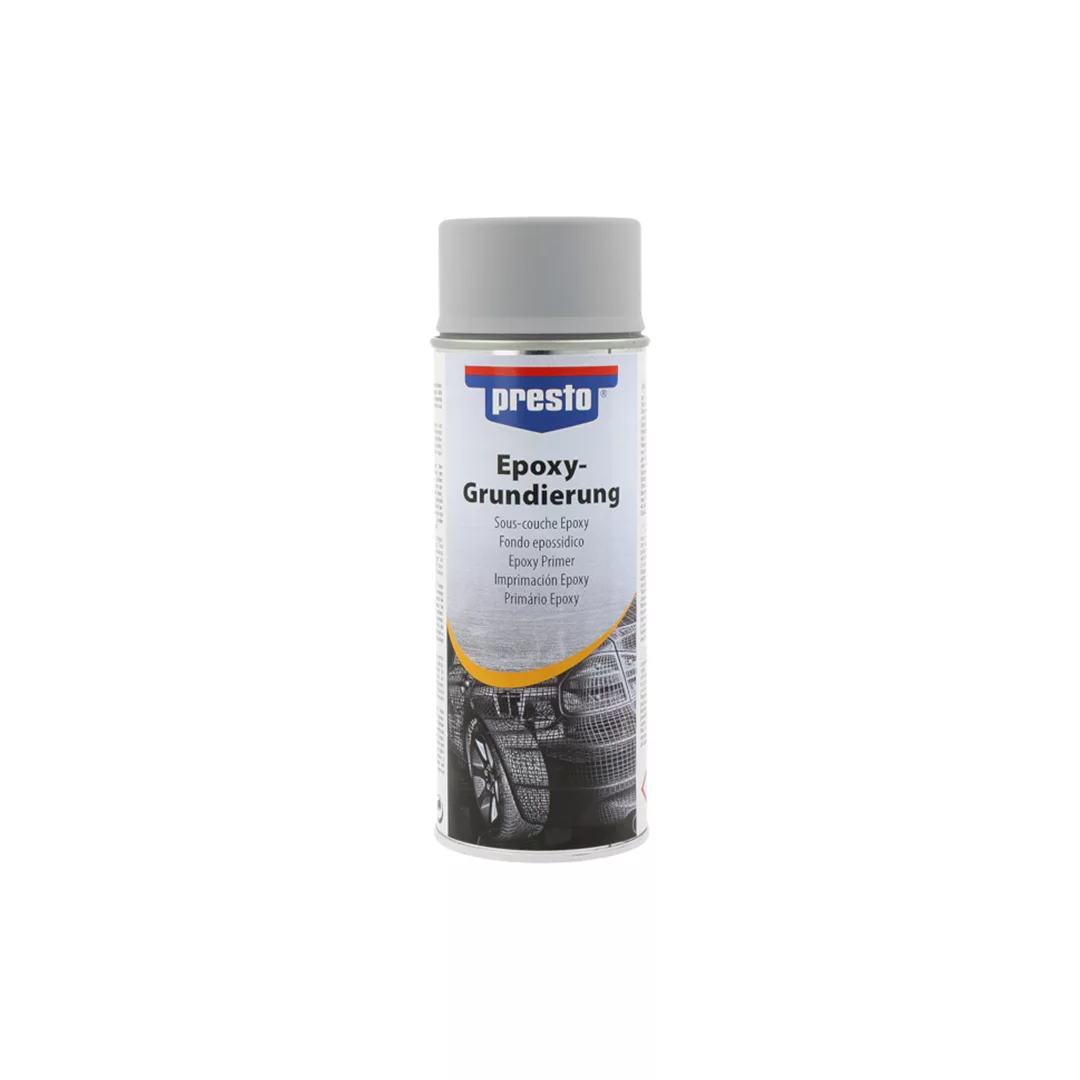 اسپری محافظ بدنه خودرو پرستو مدل Epoxy Grundierung حجم 400 میلی لیتر