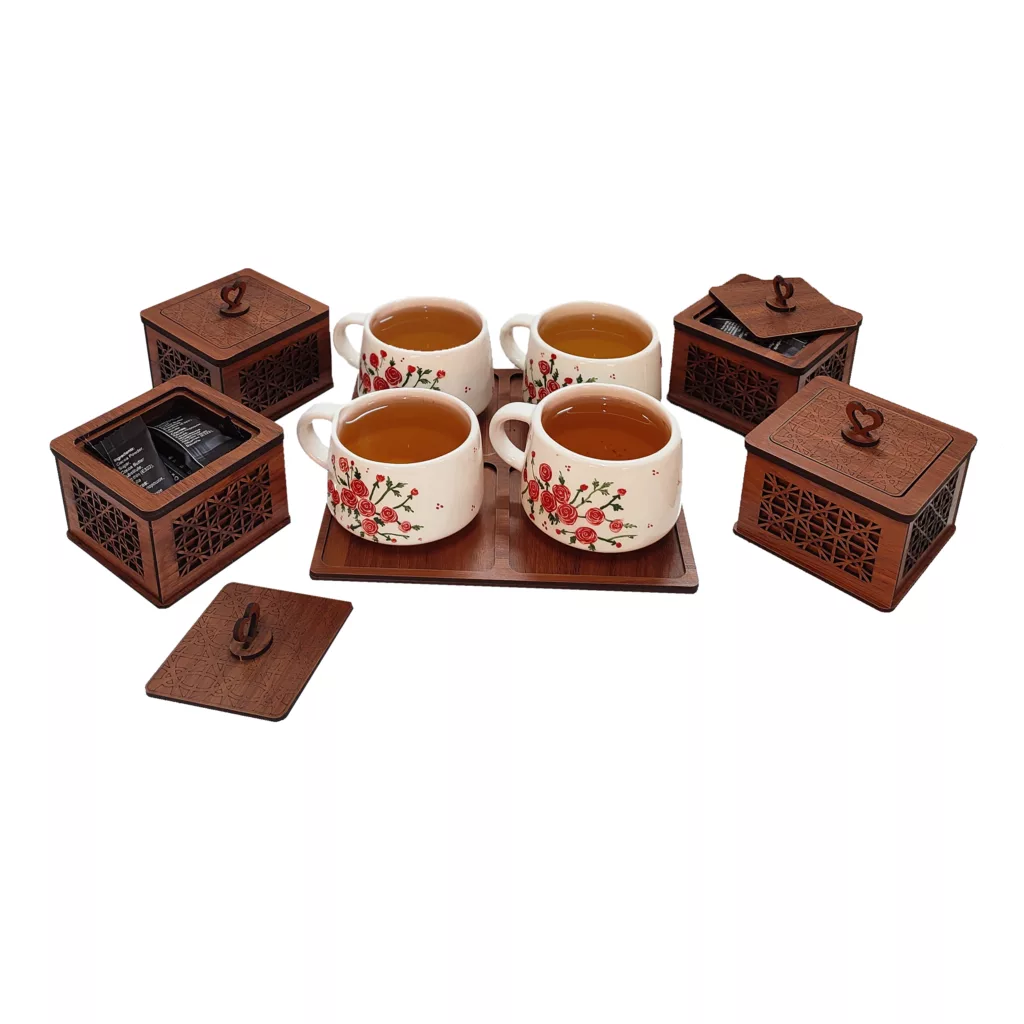 ظرف نگهدارنده مدل فروردین مجموعه 4 عددی