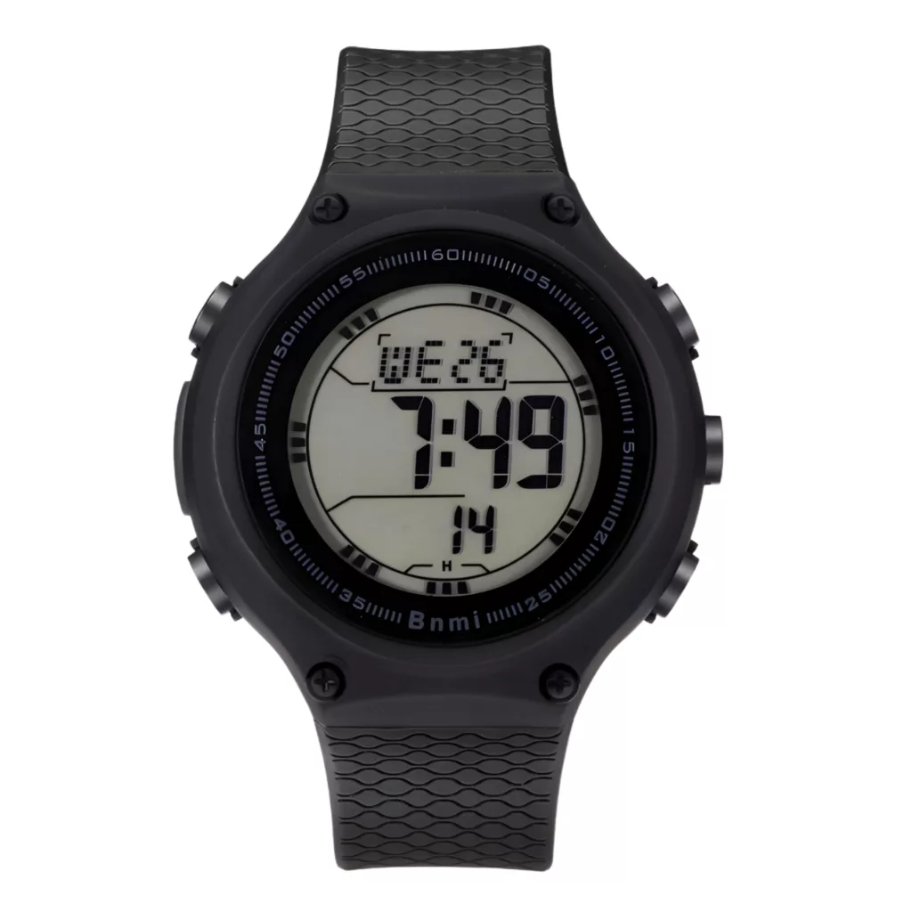 ساعت مچی دیجیتال بنمی مدل کوارتز تک زمانه ضد آب بند پیو کرنومتر دار کد ۸