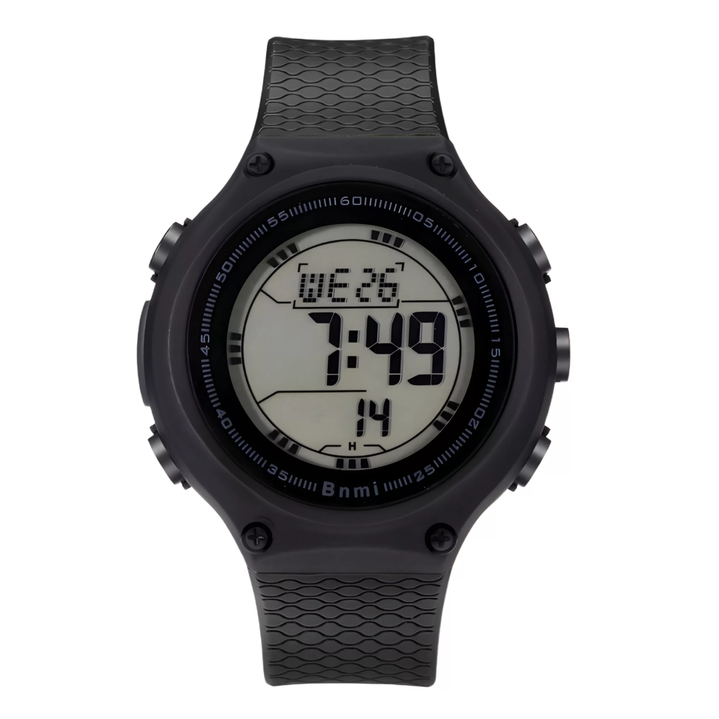 ساعت مچی دیجیتال بنمی مدل کوارتز تک زمانه ضد آب بند پیو کرنومتر دار کد ۸