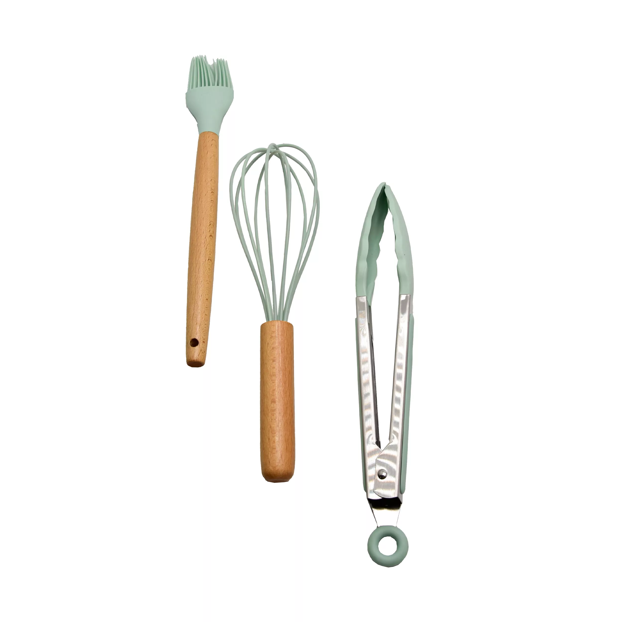 سرویس کفگیر و ملاقه 12 پارچه کیچن ست مدل سیلیکونی کد a12