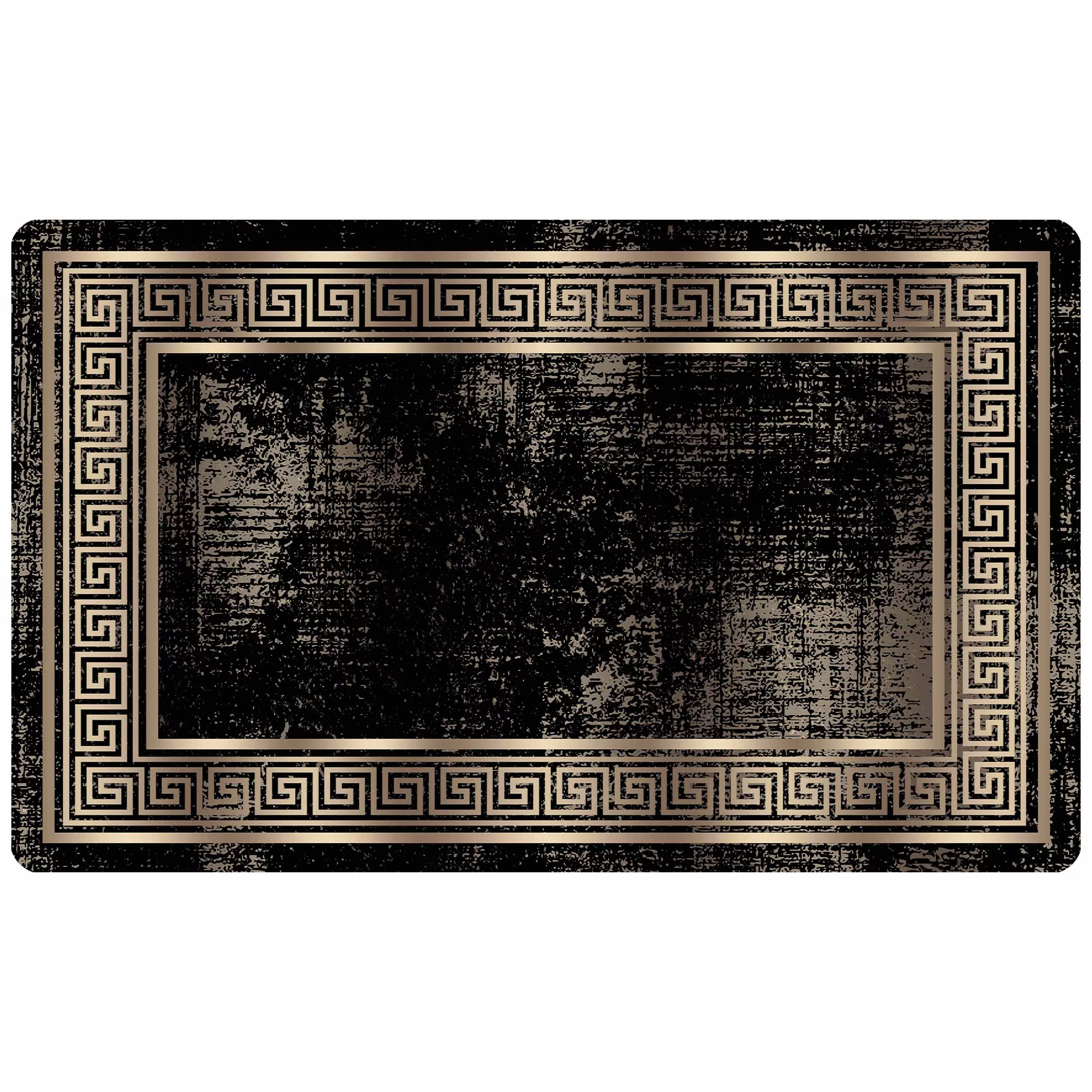 پادری مدل سه لایه رویه مخمل طرح ویننیج کد 1251 سایز 75x45 سانتی متر