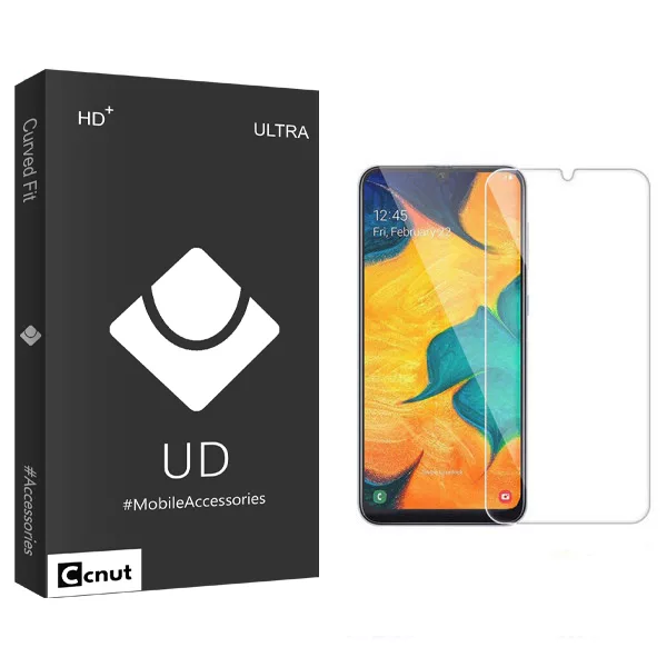 محافظ صفحه نمایش شیشه ای کوکونات مدل UD Black مناسب برای گوشی موبایل سامسونگ Galaxy A70