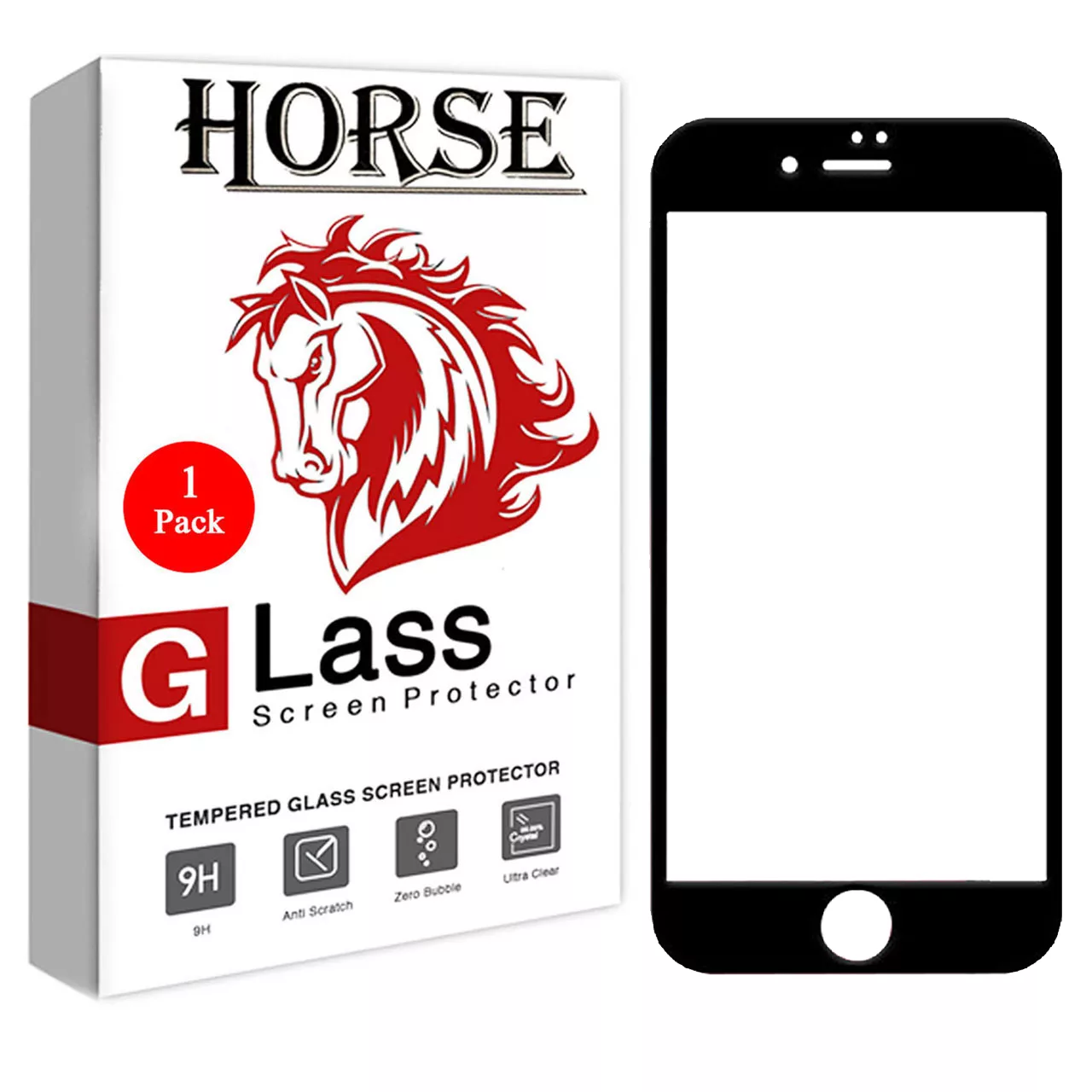 محافظ صفحه نمایش هورس مدل FUL-H مناسب برای گوشی موبایل اپل iPhone 7 Plus / 8 Plus
