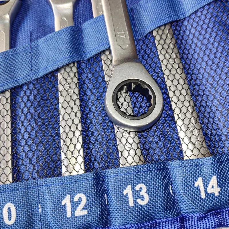 آچار یکسر تخت و یکسر رینگی جغجغه ای لرد مدل AJ-LRD-RAD-7PCS-8.19 مجموعه 7 عددی