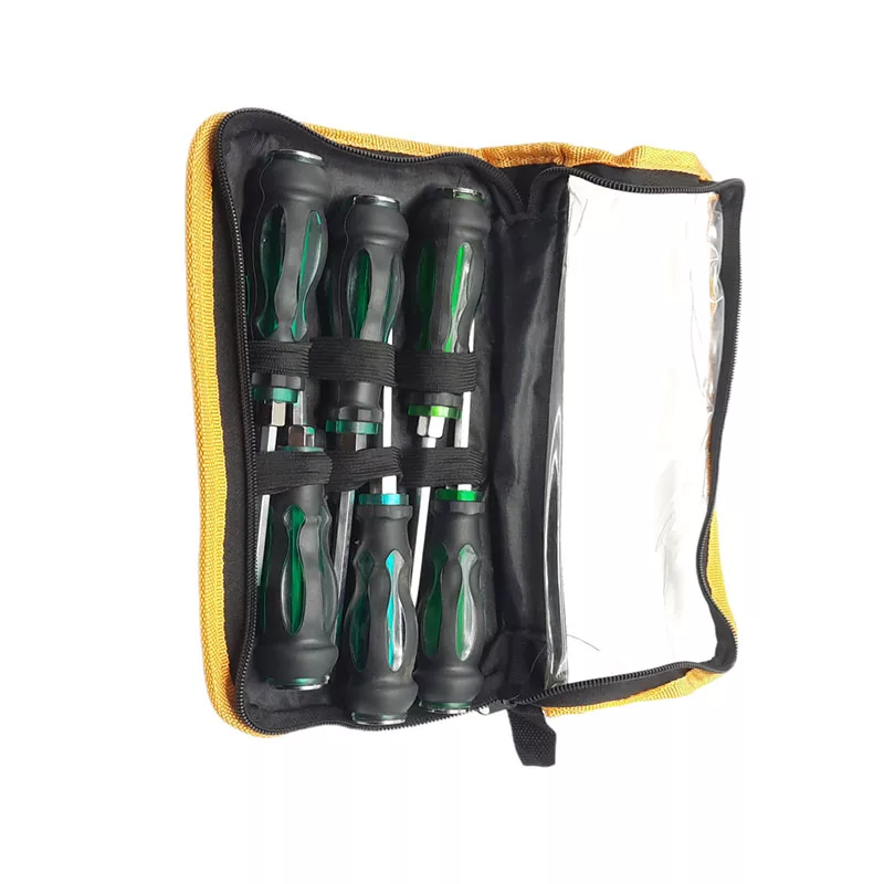 پیچ گوشتی  ضربه خور مدل 6574 بسته 6 عددی