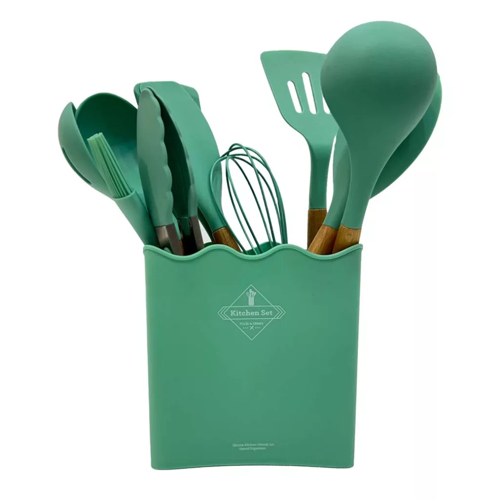 سرویس کفگیر و ملاقه 13 پارچه مدل مولتی کالر