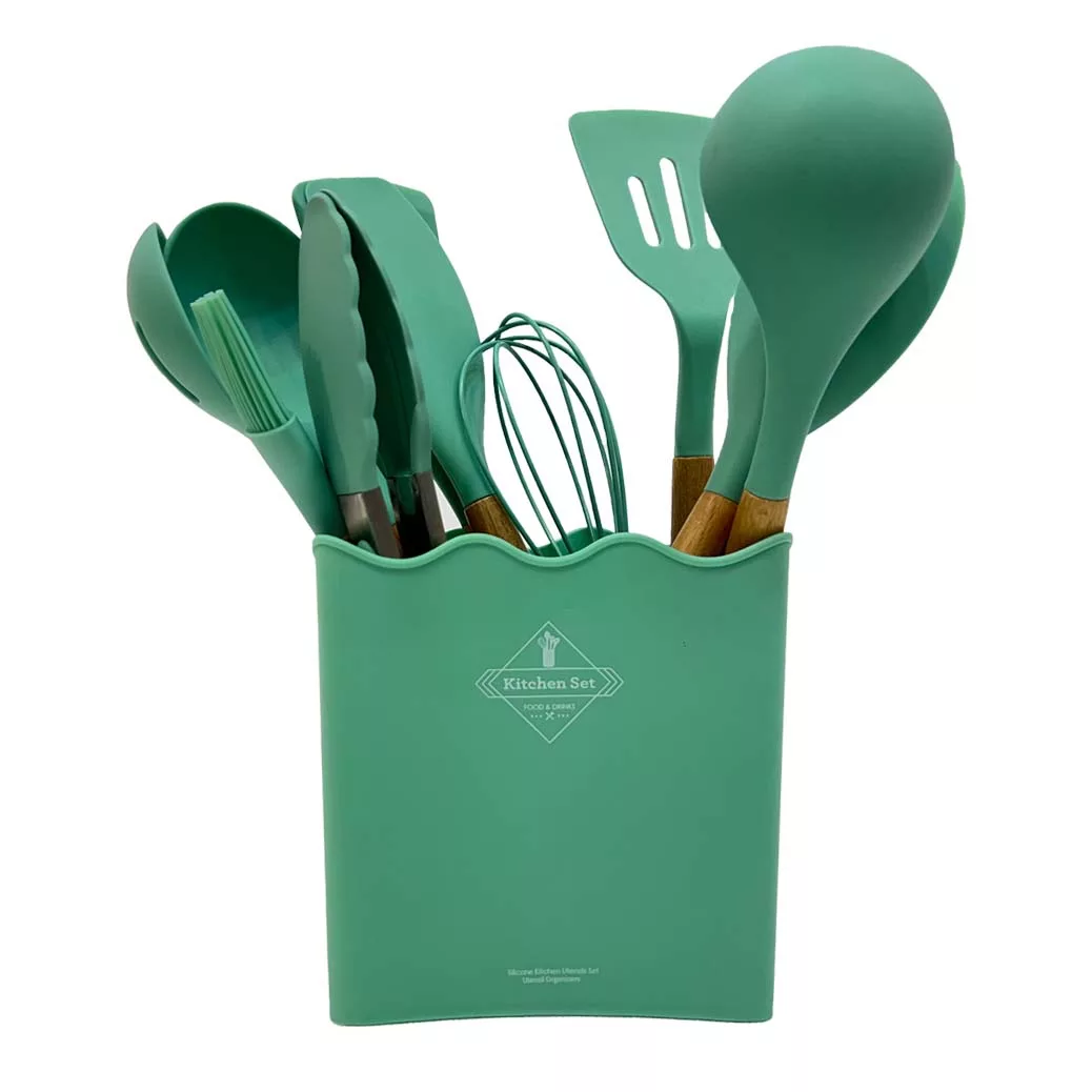 سرویس کفگیر و ملاقه 13 پارچه مدل مولتی کالر