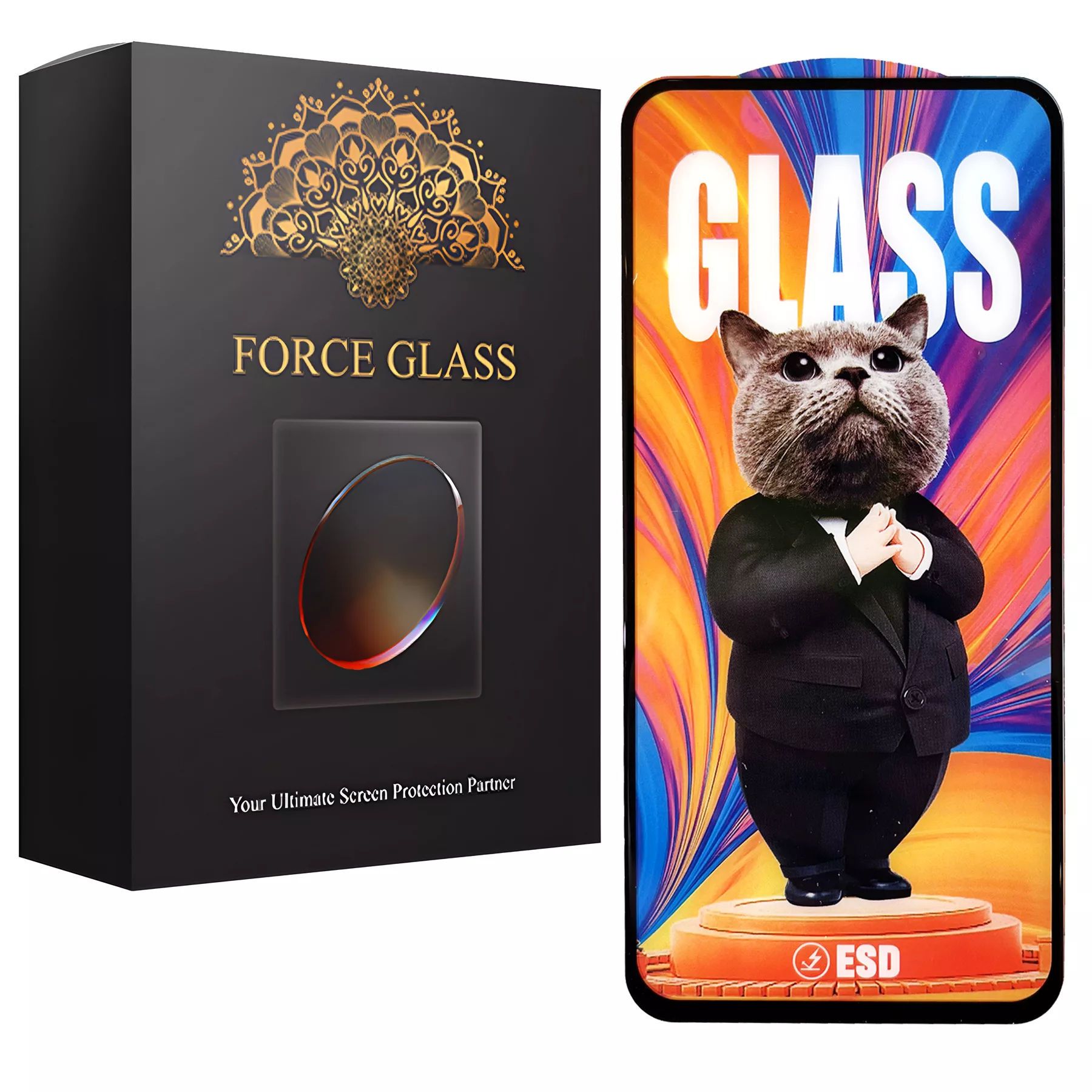 محافظ صفحه نمایش فورس گلس مدل SUPERCAT مناسب برای گوشی موبایل سامسونگ Galaxy A15