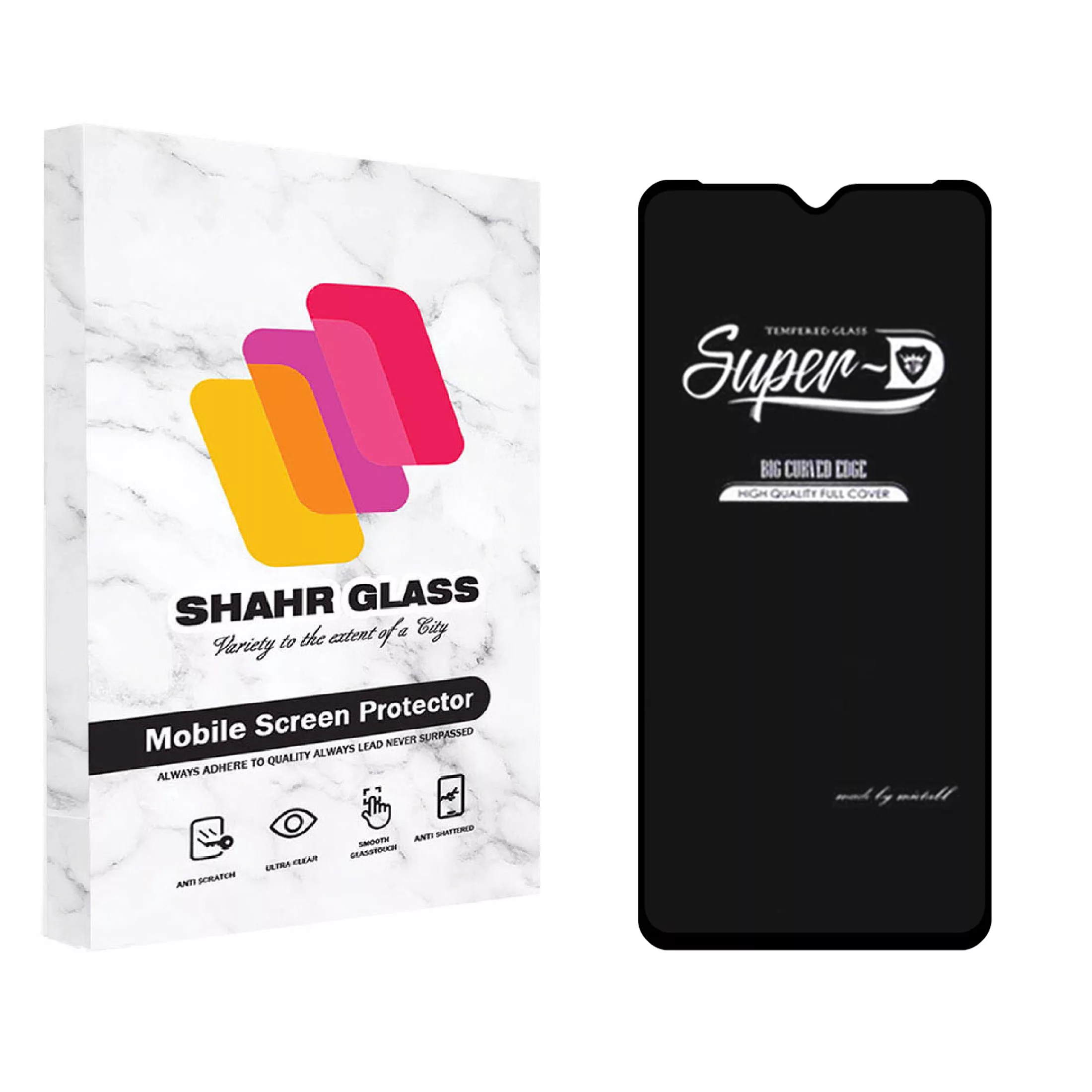 محافظ صفحه نمایش شهر گلس مدل SUPERD مناسب برای گوشی موبایل شیائومی Redmi Note 8 Pro