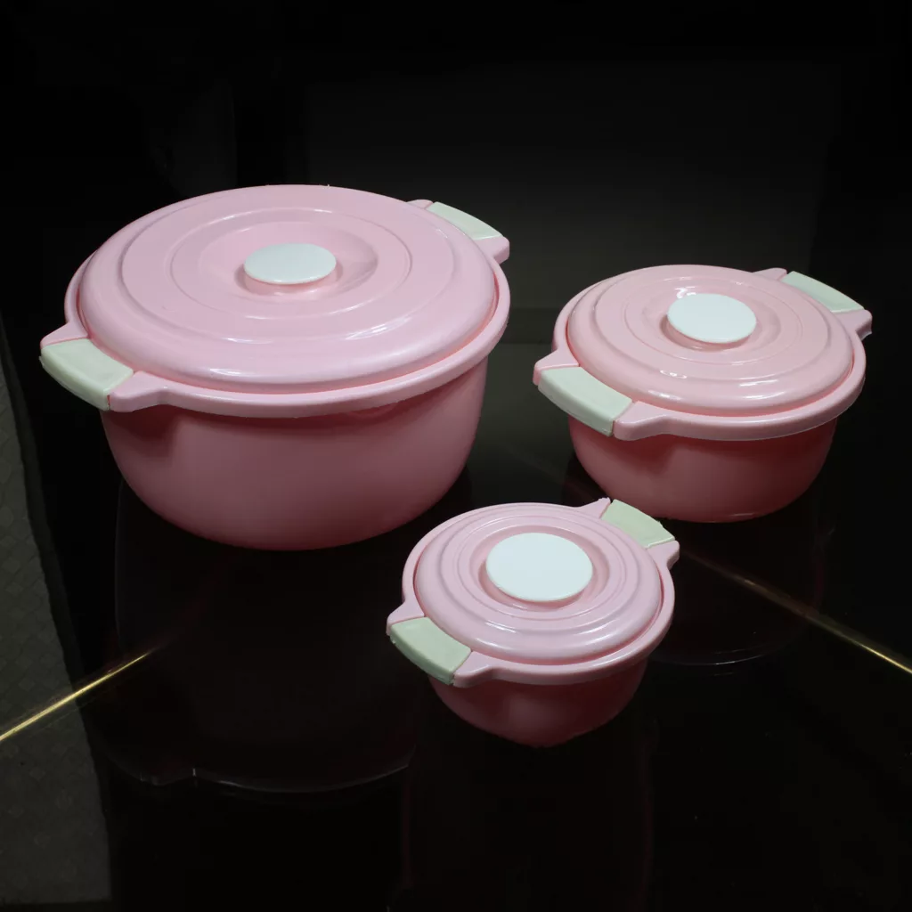 ظرف نگهدارنده مدل مروارید مجموعه 3 عددی