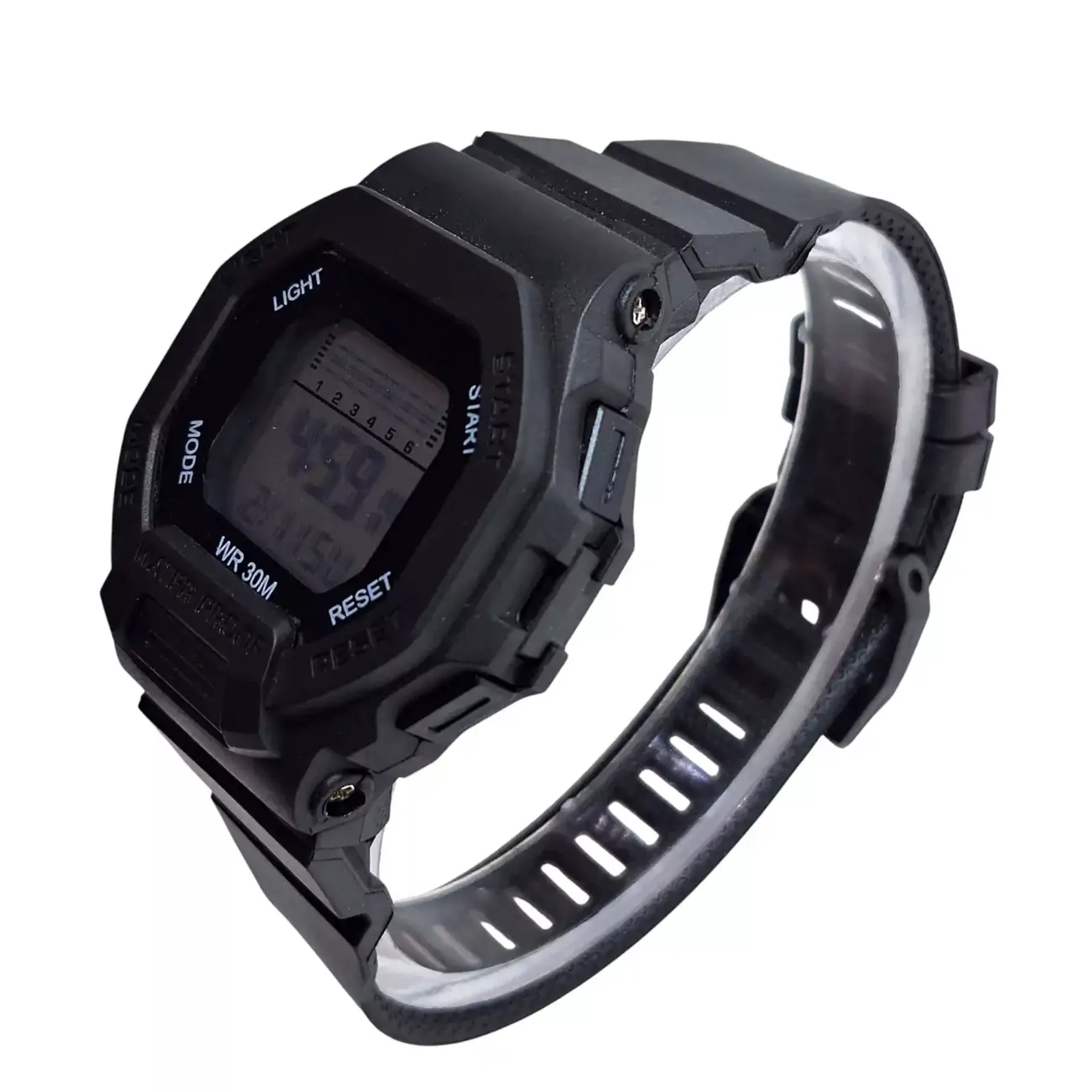 ساعت مچی دیجیتال مدل تک زمانه بند پیو کرنومتر دار کد d