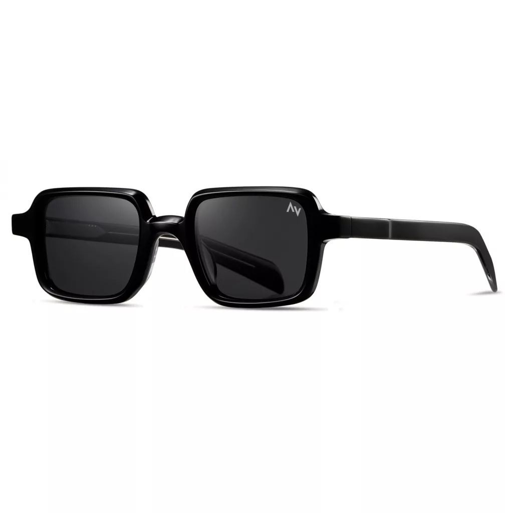 عینک آفتابی مستطیلی آلبرت وگ مدل S32130-C1 Acetate Avantgarde Visionary