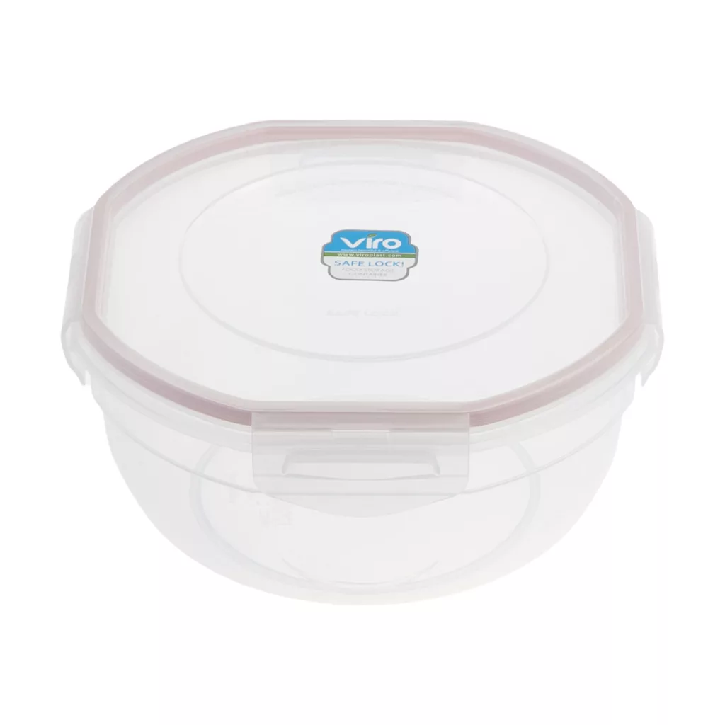 ظرف نگهدارنده ویرو پلاستیک مدل ماکروفری مجموعه 4 عددی