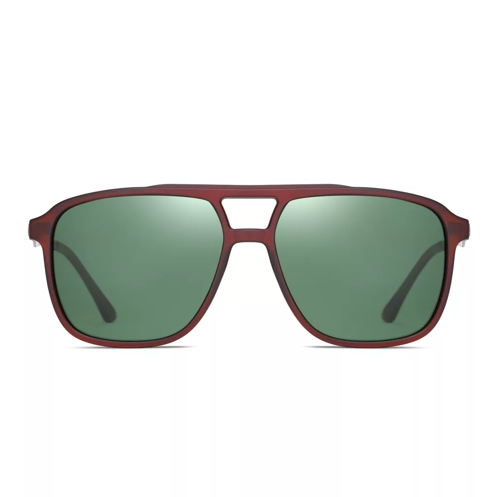 عینک آفتابی خلبانی (Aviator) مدل TR3301C32-P25 Polarized Hunter Sangria