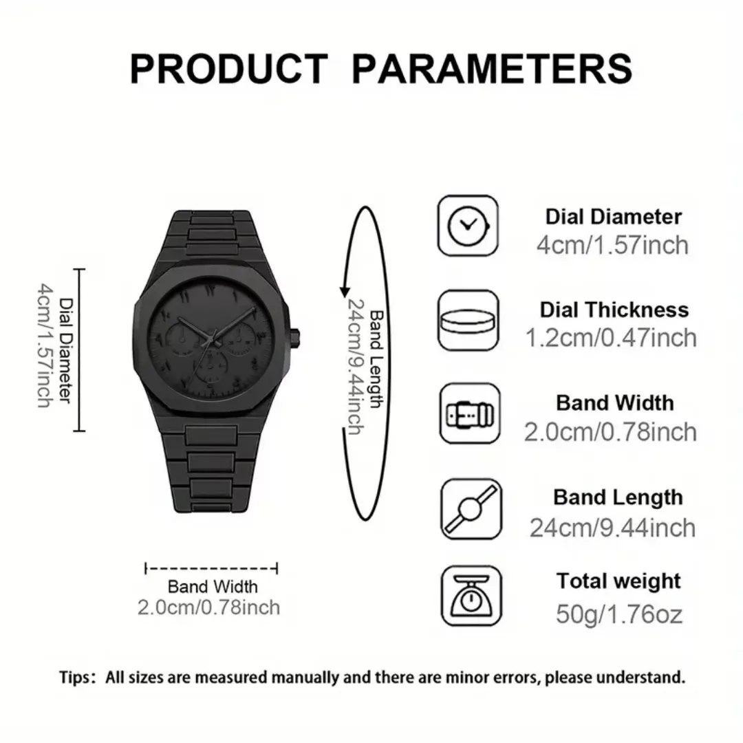 ساعت مچی عقربه‌ای کوارتز مردانه مدل اسپرت تک موتوره بند سبک قفل مخفی کد9