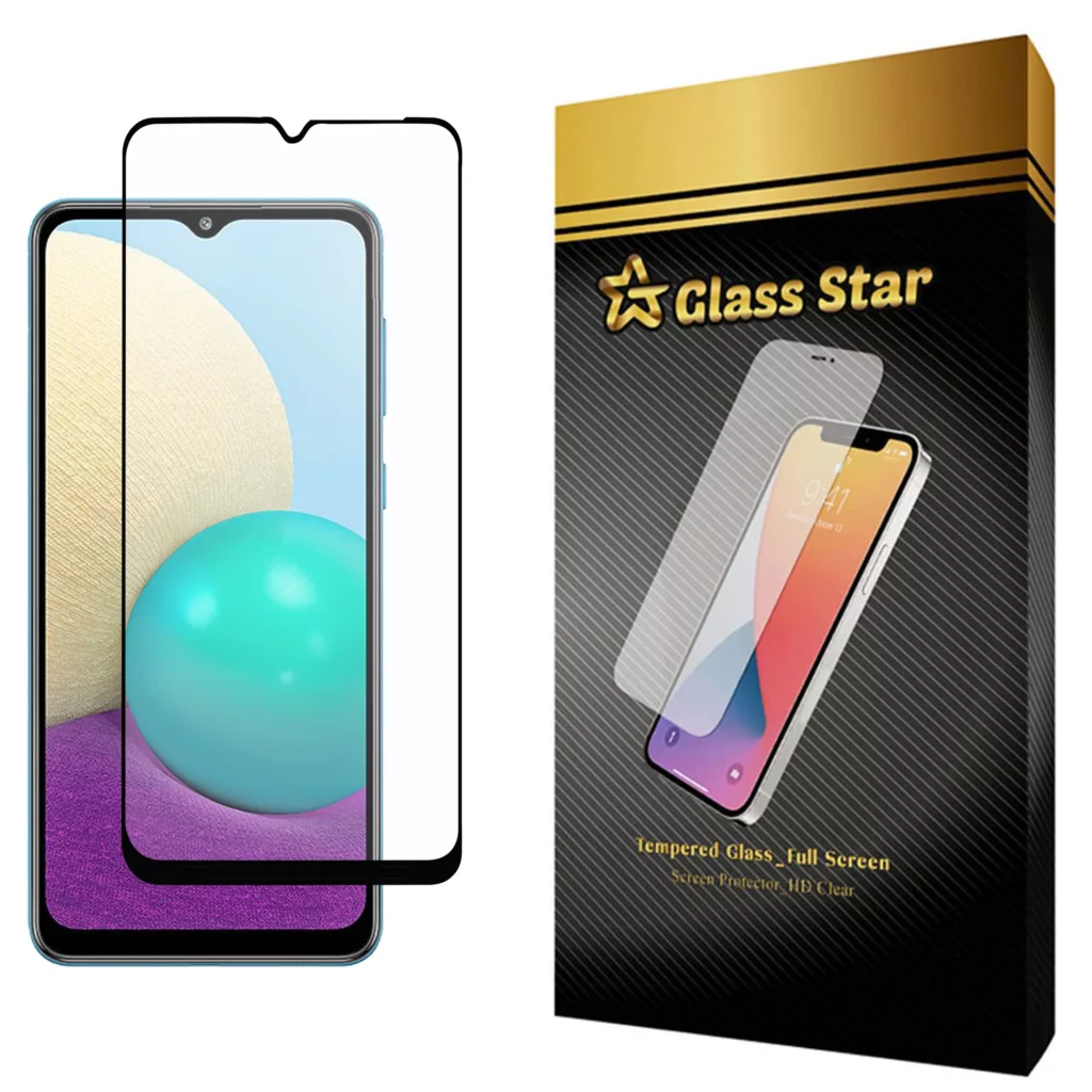 محافظ صفحه نمایش گلس استار مدل CAG مناسب برای گوشی موبایل سامسونگ Galaxy A02